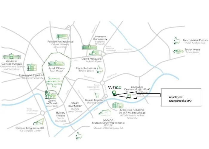 شقة Wislane Tarasy 2.0 By Atrium كراكوفيا